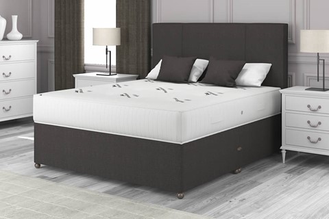 Warwick Divan - 4'6'' x 6'3'' Double Truffle 