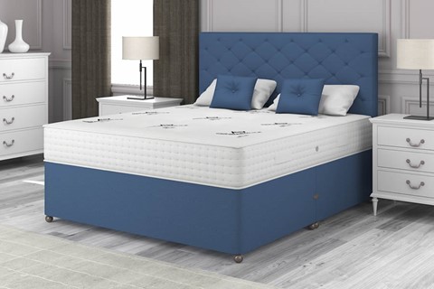 Natural Choice 1500 Divan - 4'6'' x 6'3'' Double Sapphire 