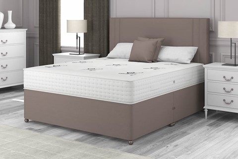 Pocket Dream 1000 Divan - 4'6'' x 6'3'' Double Slate 