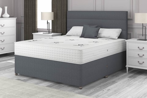 Regal 2000 Divan - 4'6'' x 6'3'' Double Charcoal 