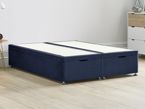 Ottoman Storage End Lift Divan Contract Bed Base - 4'6'' Standard Double Sapphire 