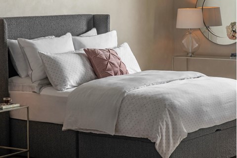 Ditsy Lace Duvet Set - Single 